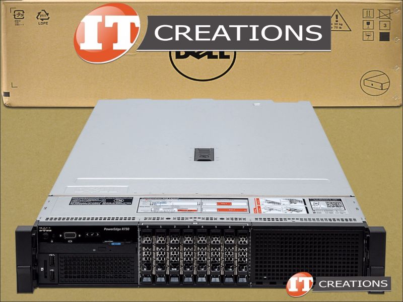 DELL POWEREDGE R730 8 BAY E5-2620V3 2.4GHZ 16GB 2133MHZ NO HDD H730
